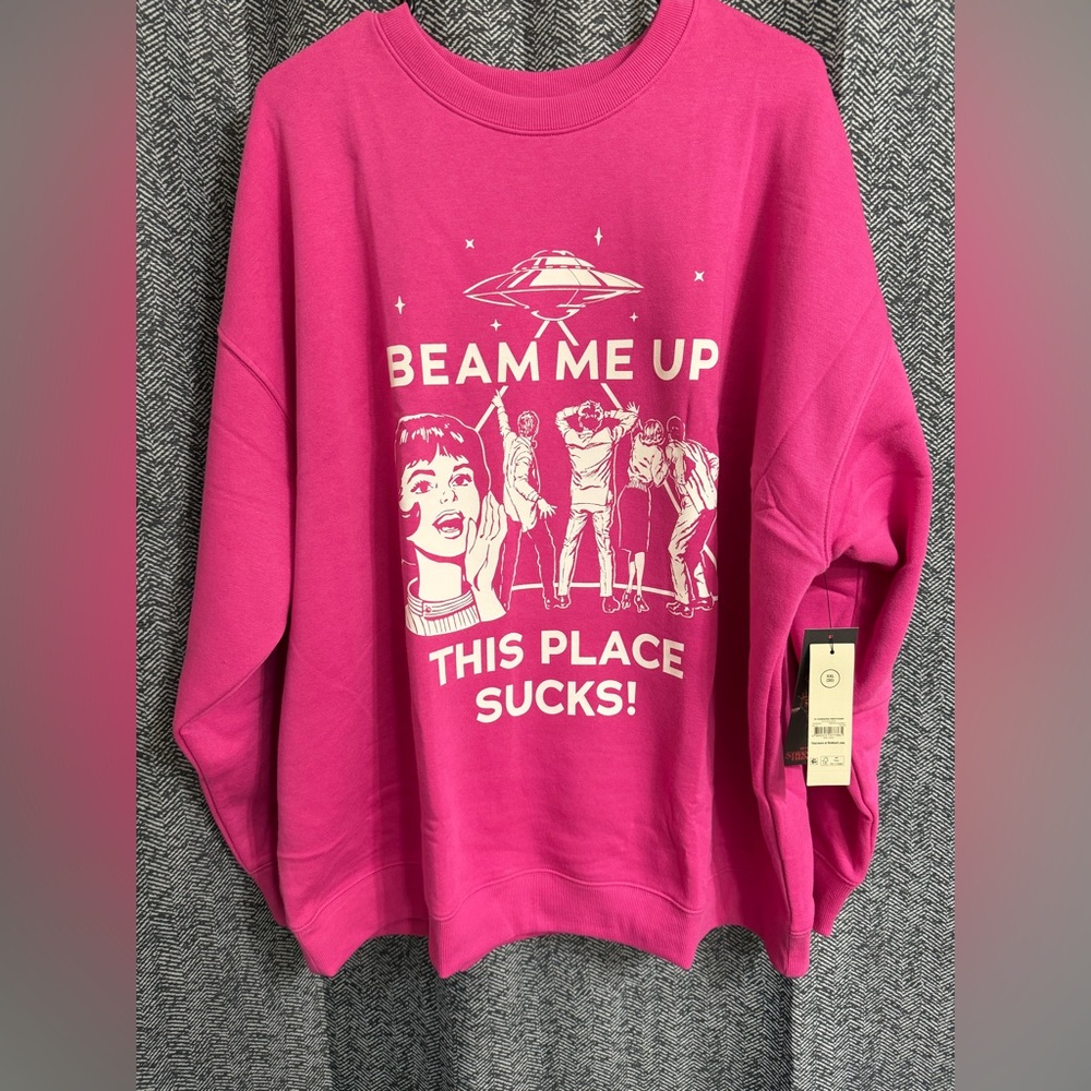 Stranger Things Pullover Sweatshirt NWT - image 2